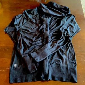 Athleta ruched zip up